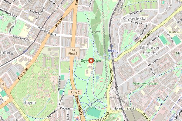 Map showing where the festival is in Oslo
