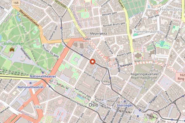 Map showing Elsker in Oslo