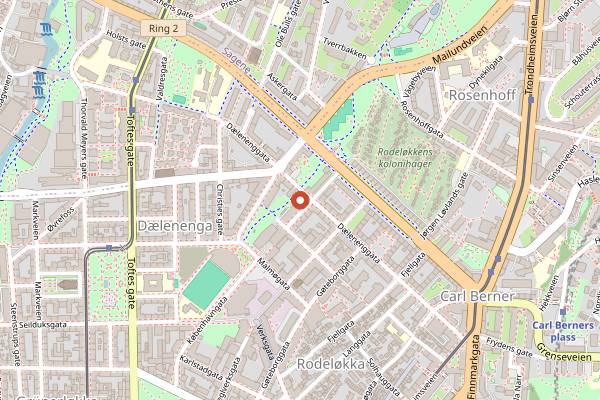 Map showing Hot Shop in Oslo