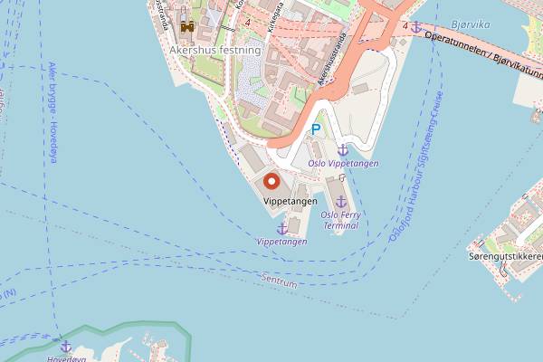 Map showing Fenaknoken in Oslo