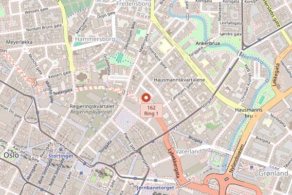 Map showing Fulani at Oslo Street Food in Oslo