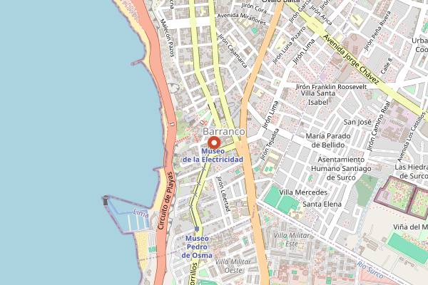 Map showing Lady Bee in Lima
