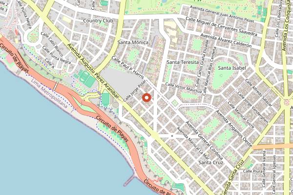 Map showing Mayta in Lima