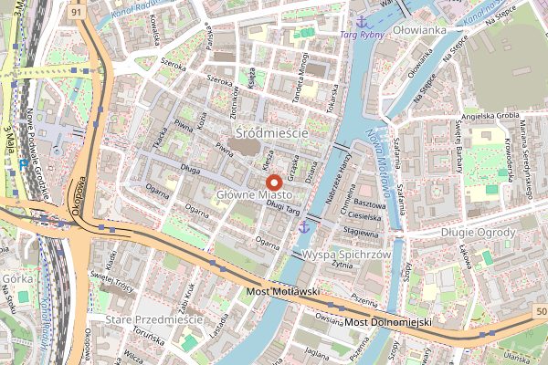 Map showing Flisak '76 in Gdańsk