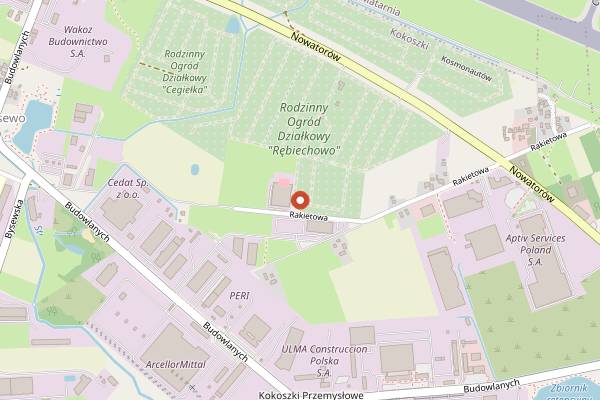 Map showing Stary Maneż in Gdańsk