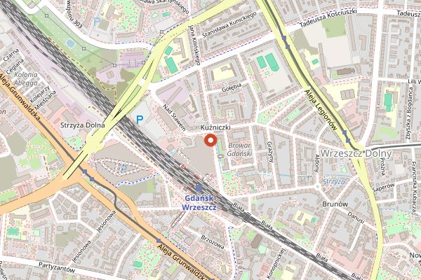 Map showing Syria Kuchnia Orientu in Gdańsk