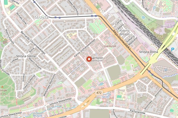 Map showing Eliksir Cocktail Bar in Gdańsk