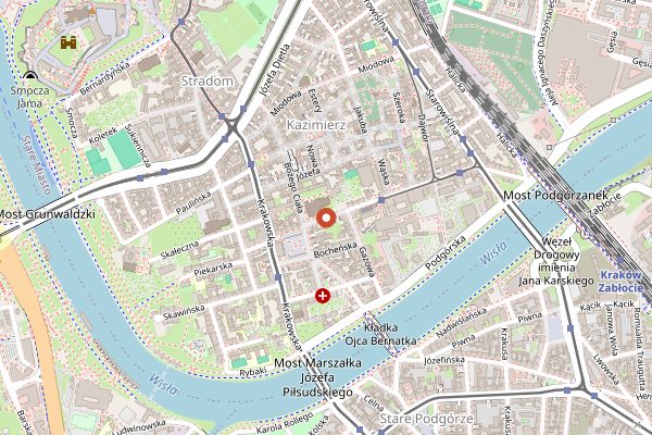 Map showing Karma Roastery in Kraków
