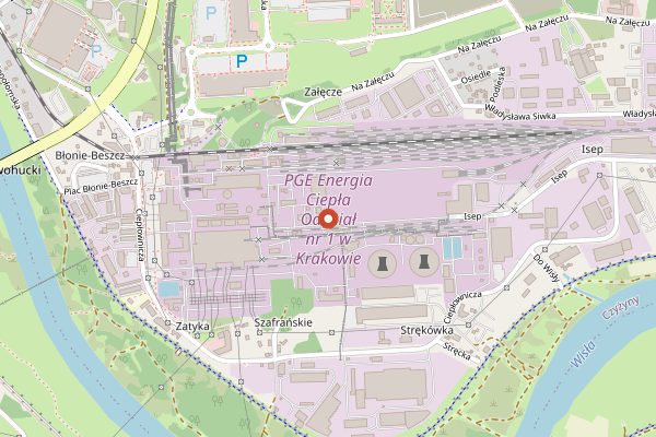 Map showing Pierogi Power Workshop in Kraków