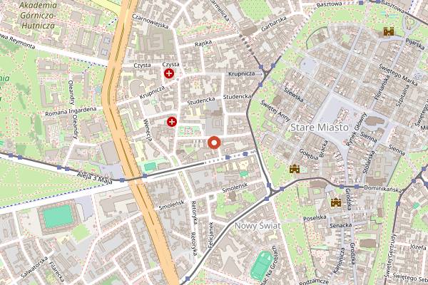 Map showing Pierogi Cooking Class: Mastering the Art of Polish Dumplings in Kraków