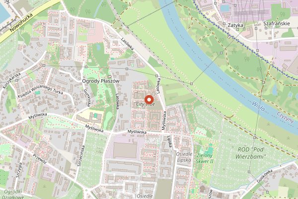 Map showing Święto Gęsiny (Goose Week) in Kraków