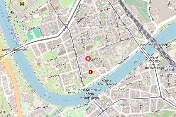 Map showing Mash Room in Kraków