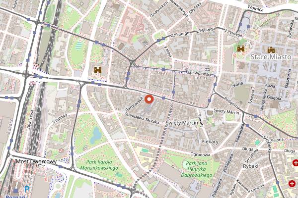 Map showing Coffee Bros in Poznań