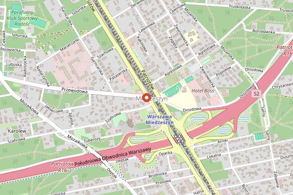 Map showing Lokal in Warsaw