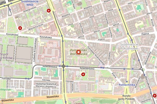 Map showing STOR Cafe (Bracka) in Warsaw
