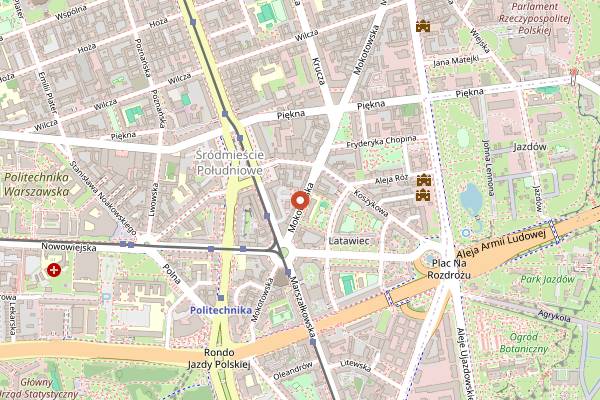 Map showing To To Pho in Warsaw