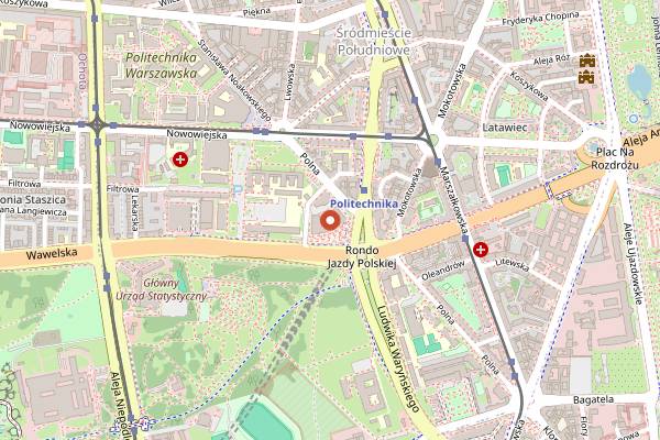 Map showing Pardon, To Tu in Warsaw
