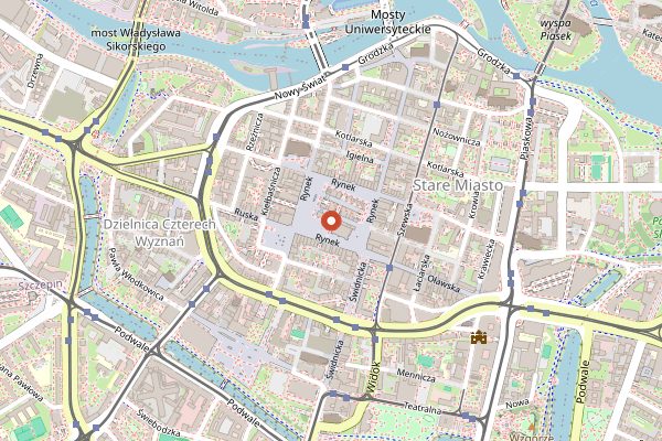 Map showing Pod Fredrą in Wrocław