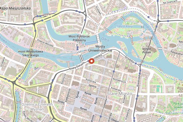 Map showing Pod Przykrywką in Wrocław