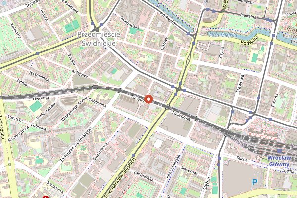 Map showing Talerzyki in Wrocław