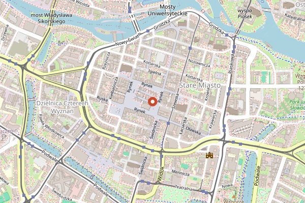 Map showing Vega in Wrocław