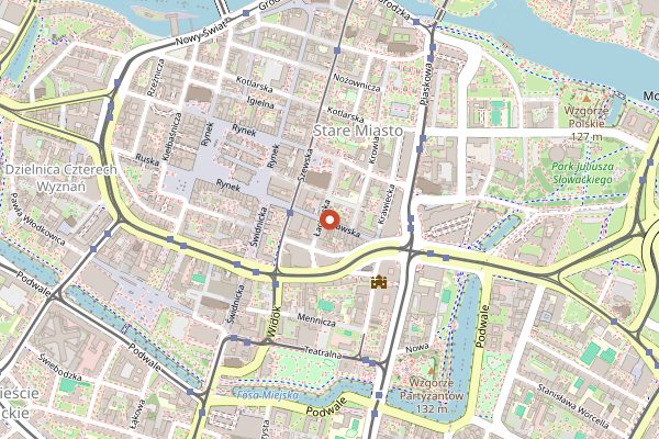 Map showing Vegan AF Ramen in Wrocław