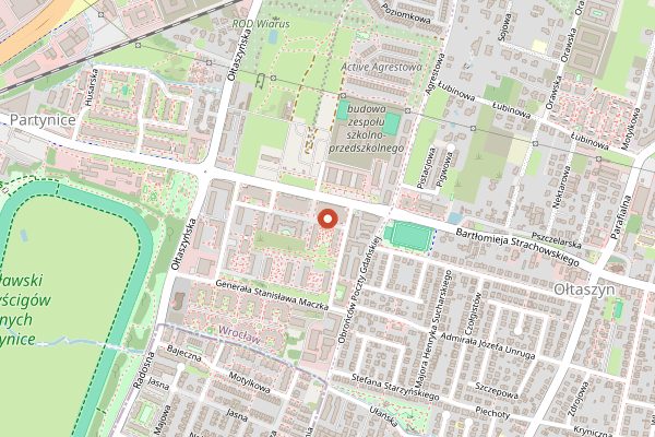 Map showing Festiwal Pasibrzucha in Wrocław