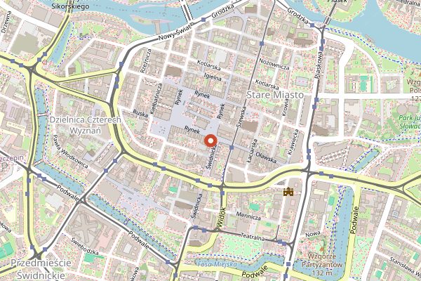 Map showing RestaurantWeek Festival in Wrocław