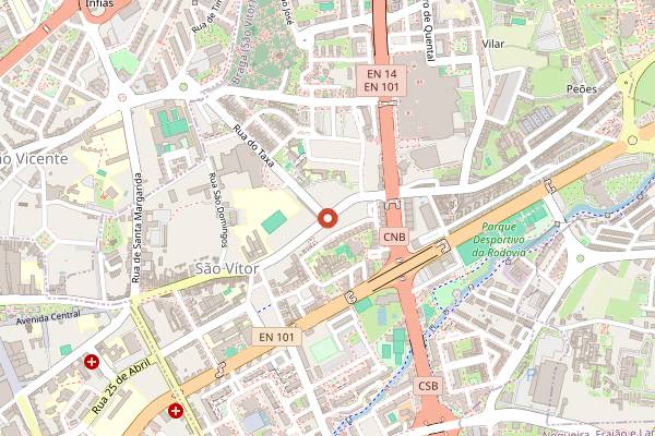 Map showing römA Torrefação in Braga