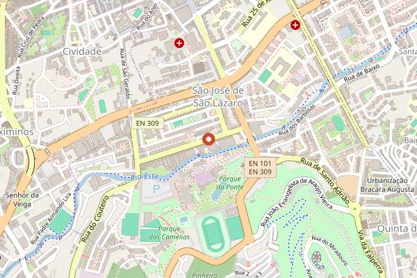 Map showing Taberna do Migaitas in Braga