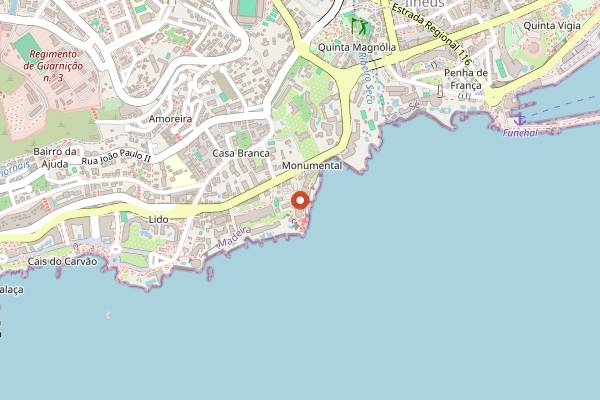 Map showing Il Gallo d'Oro in Funchal