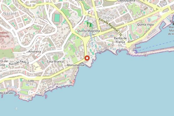 Map showing William in Funchal