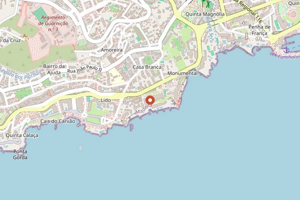 Map showing Casa das Espetadas in Funchal