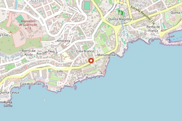 Map showing Chalet Vicente in Funchal