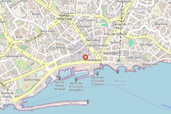Map showing Kampo in Funchal
