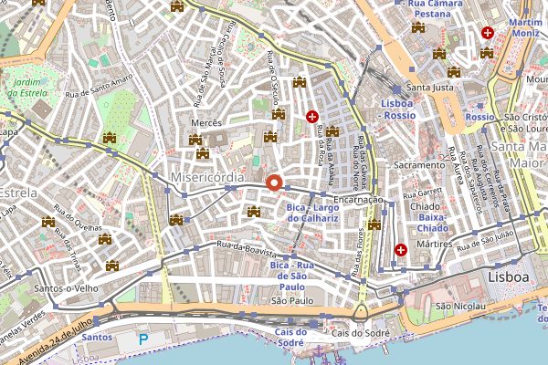 Map showing Park in Lisbon