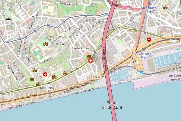 Map showing Torra Roasting & Coffee in Lisbon