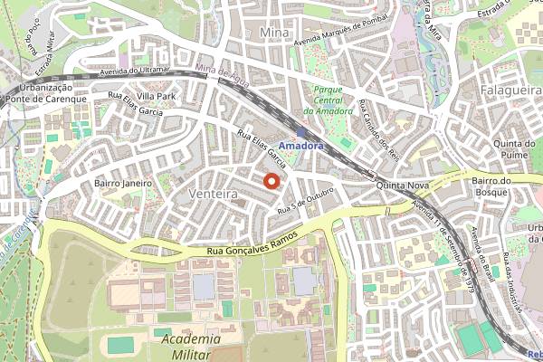 Map showing Cooking Lisbon Pastel de Nata Experience in Lisbon