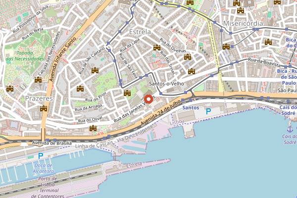 Map showing Little Lisbon Family Cooking Class in Lisbon