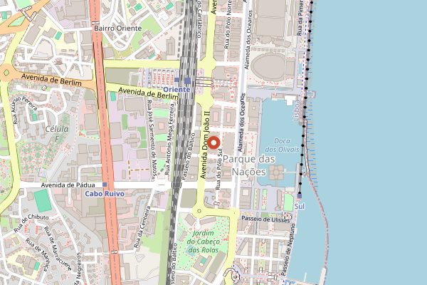 Map showing Vinhos a Descobrir Lisbon Wine Tasting in Lisbon