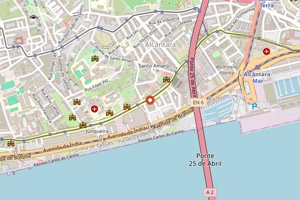 Map showing Wine Affair Lisboa in Lisbon
