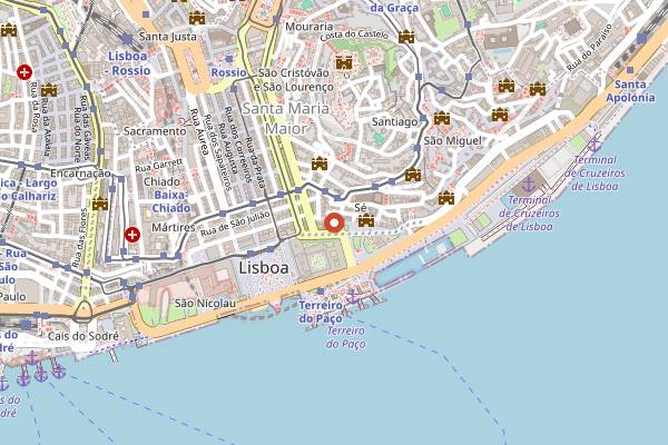 Map showing SALA de Joao Sa in Lisbon