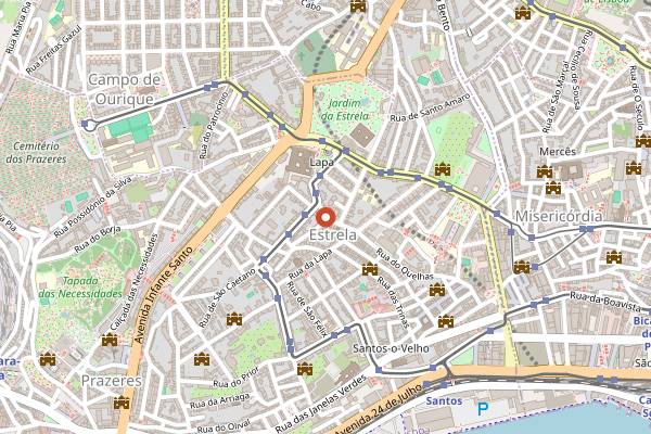Map showing Loco Resto in Lisbon