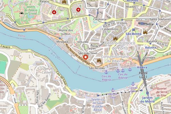 Map showing Mirajazz in Porto