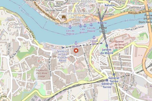 Map showing 7G Roaster Brunch in Porto