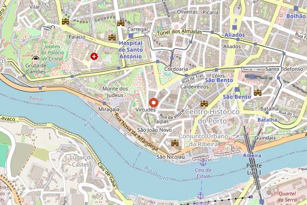 Map showing Balta Brunch in Porto
