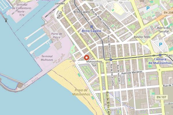 Map showing 5 Oceanos in Porto