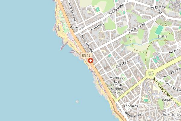 Map showing BH Foz in Porto