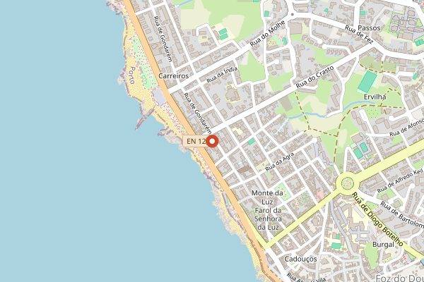 Map showing Brasao Foz in Porto