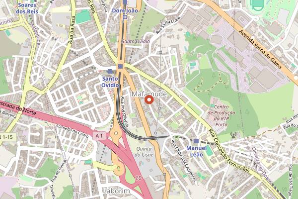 Map showing Dushca in Porto